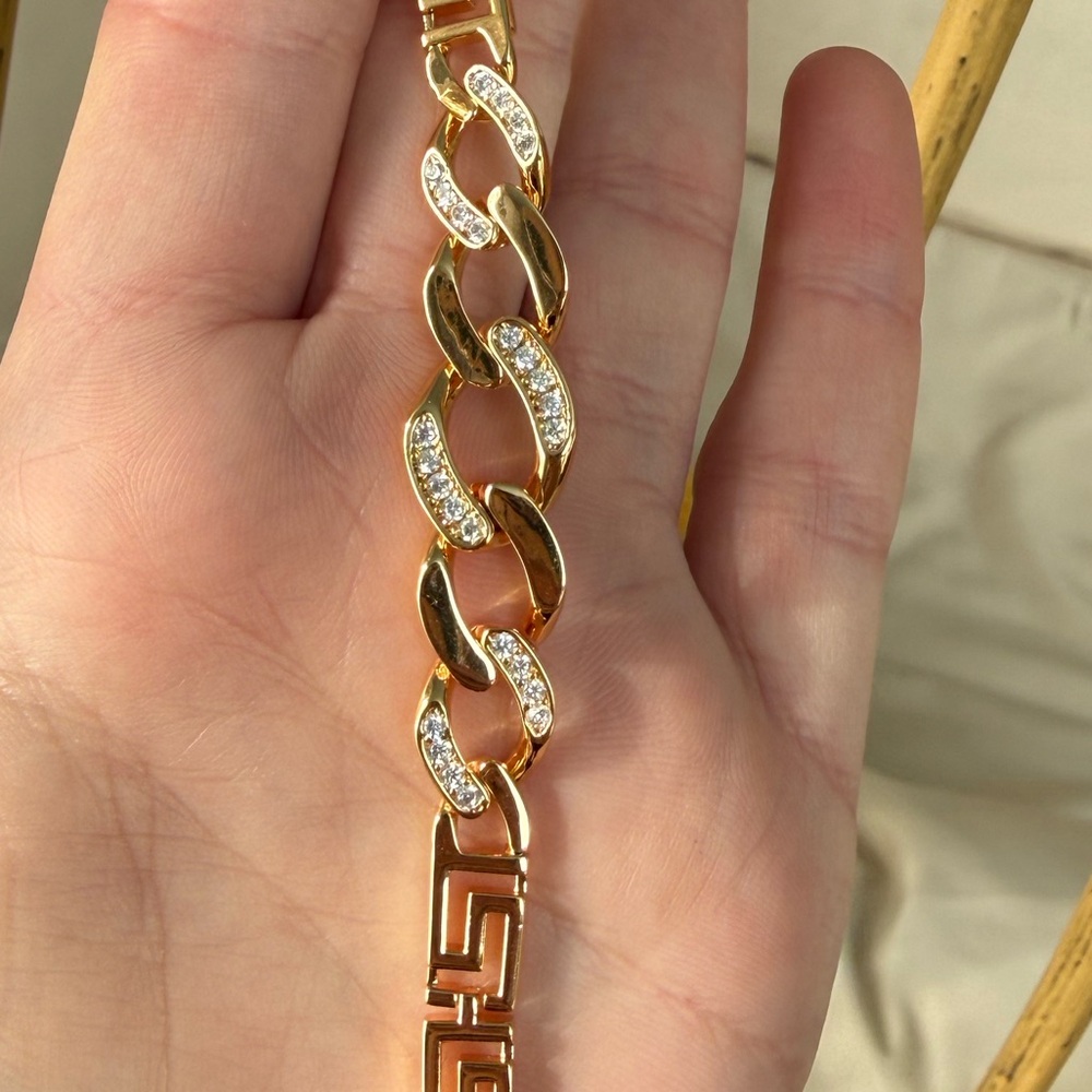 18k GP Link Bracelet